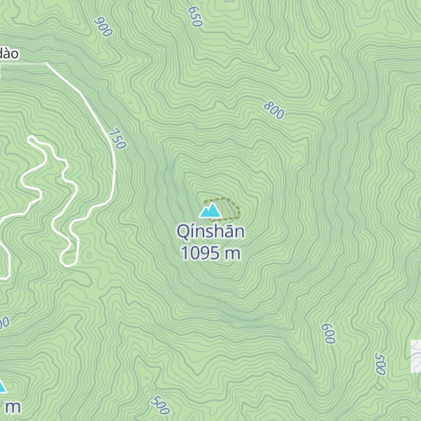 Map of Qínshān