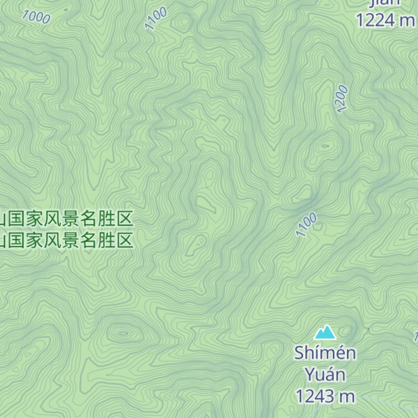 Map of Xuānyuán Fēng