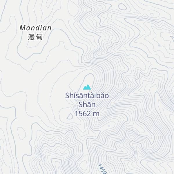 Map of Shísāntàibǎo Shān