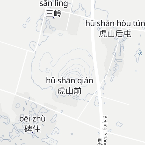 Map of Hǔ Shān