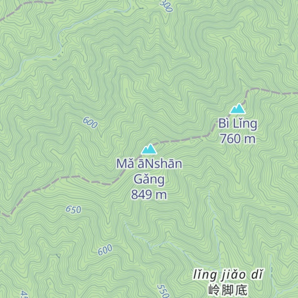 Map of Mǎ āNshān Gǎng