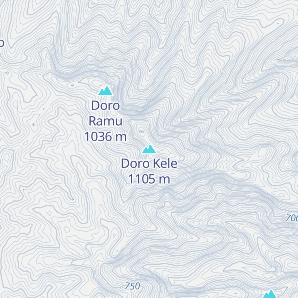 Map of Doro Kele