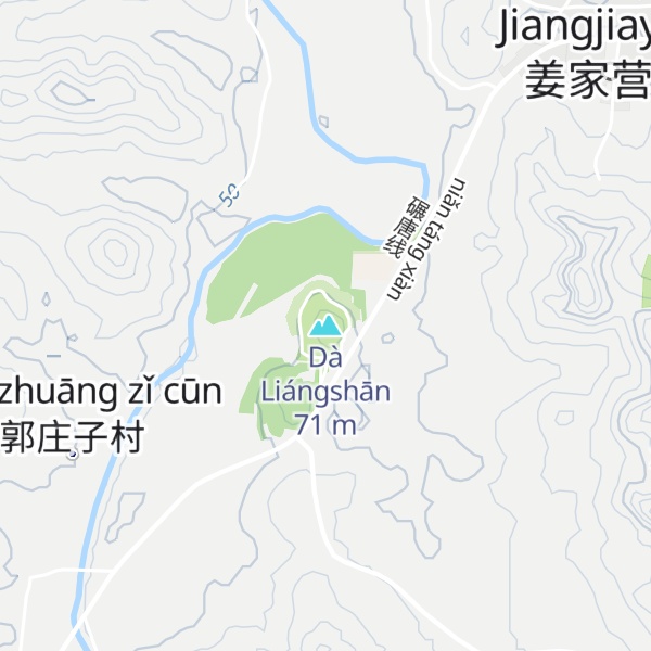 Map of Dà Liángshān