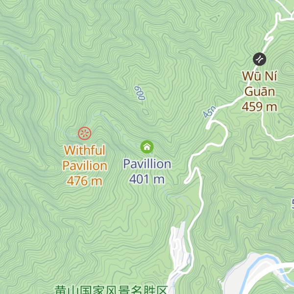 Map of Pavillion