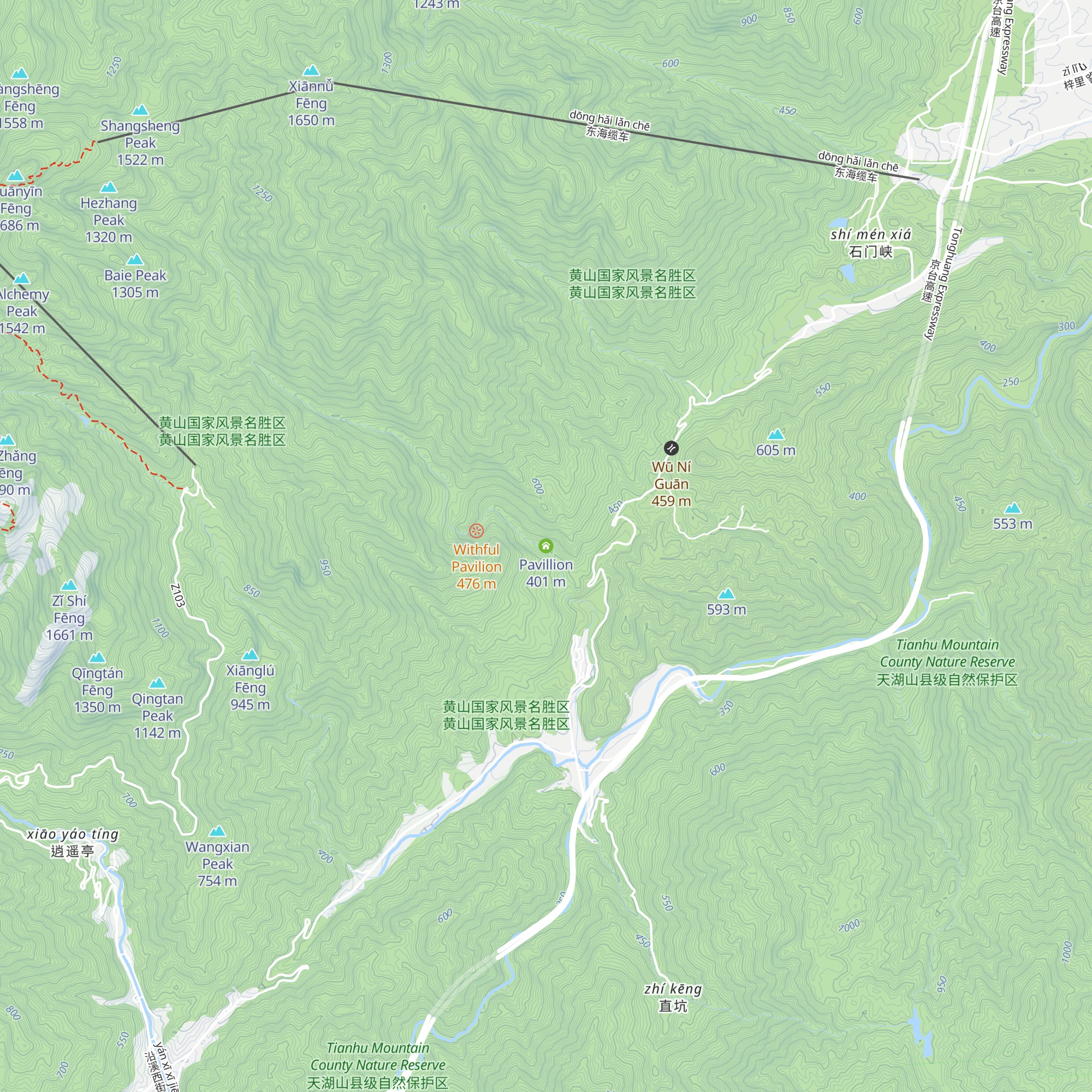 Pavillion map