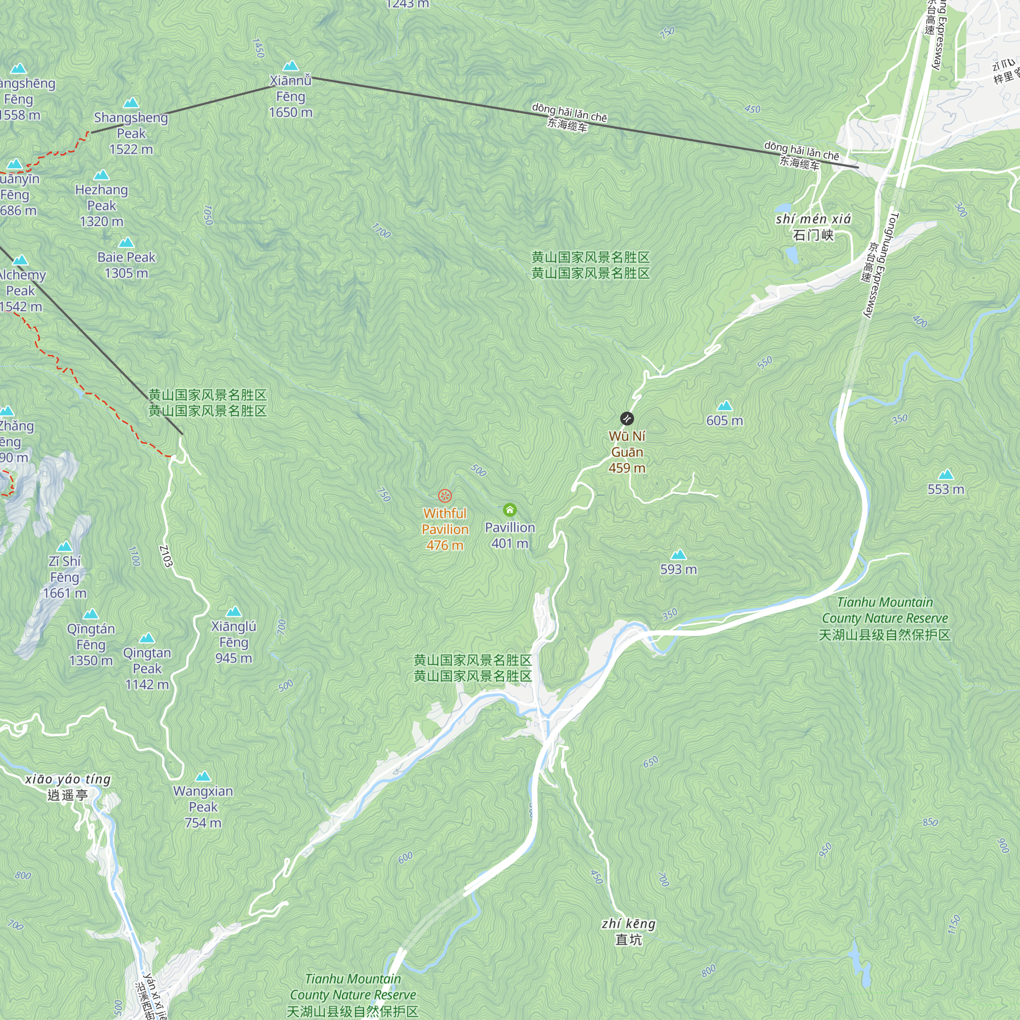 Pavillion map