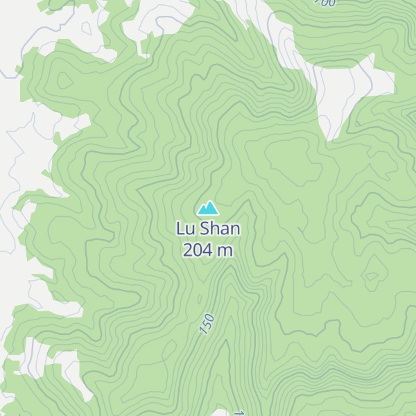 Map of Lu Shan
