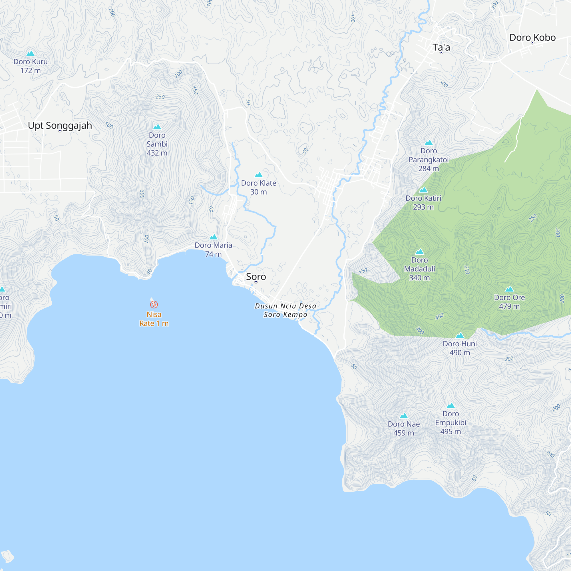 Supratman (alm) map