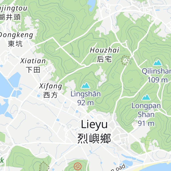 Map of Lìngshān