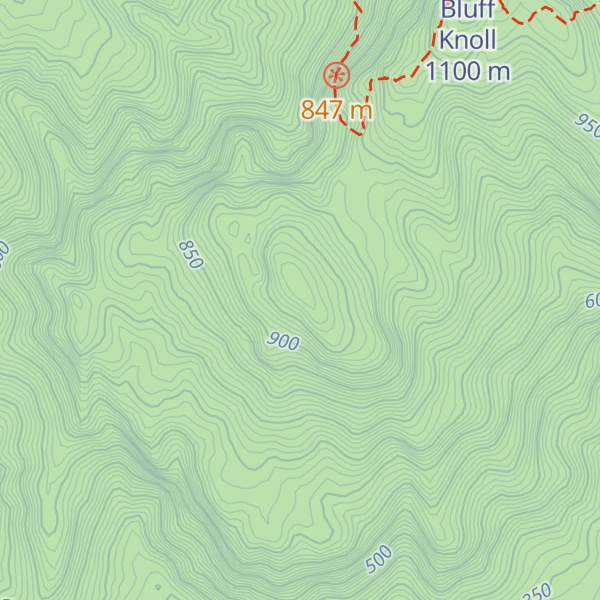 Map of Coyanarup Peak