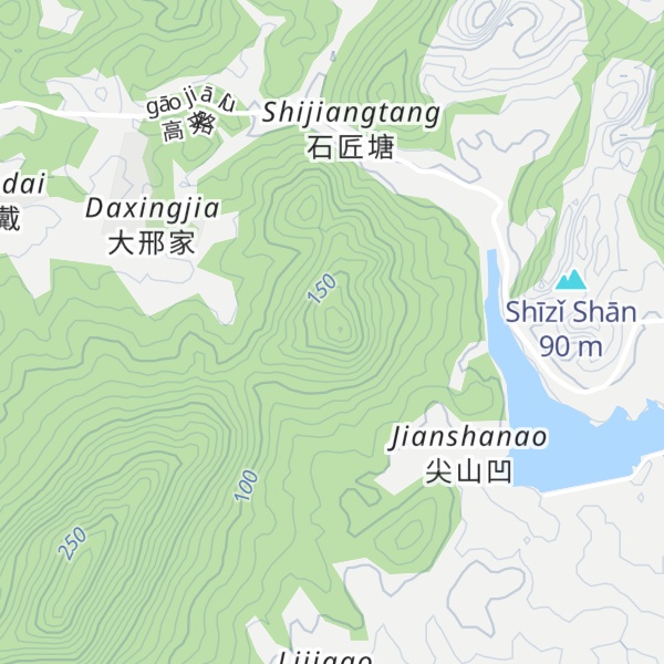 Map of Jiānshān