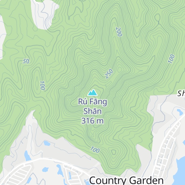 Map of Rú Fāng Shān