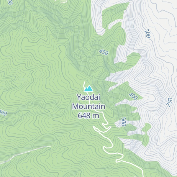 Map of Yaodai Mountain