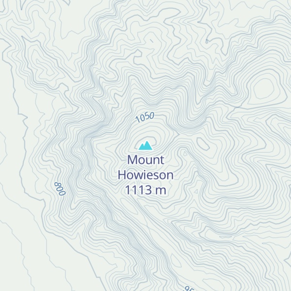 Map of Mount Howieson