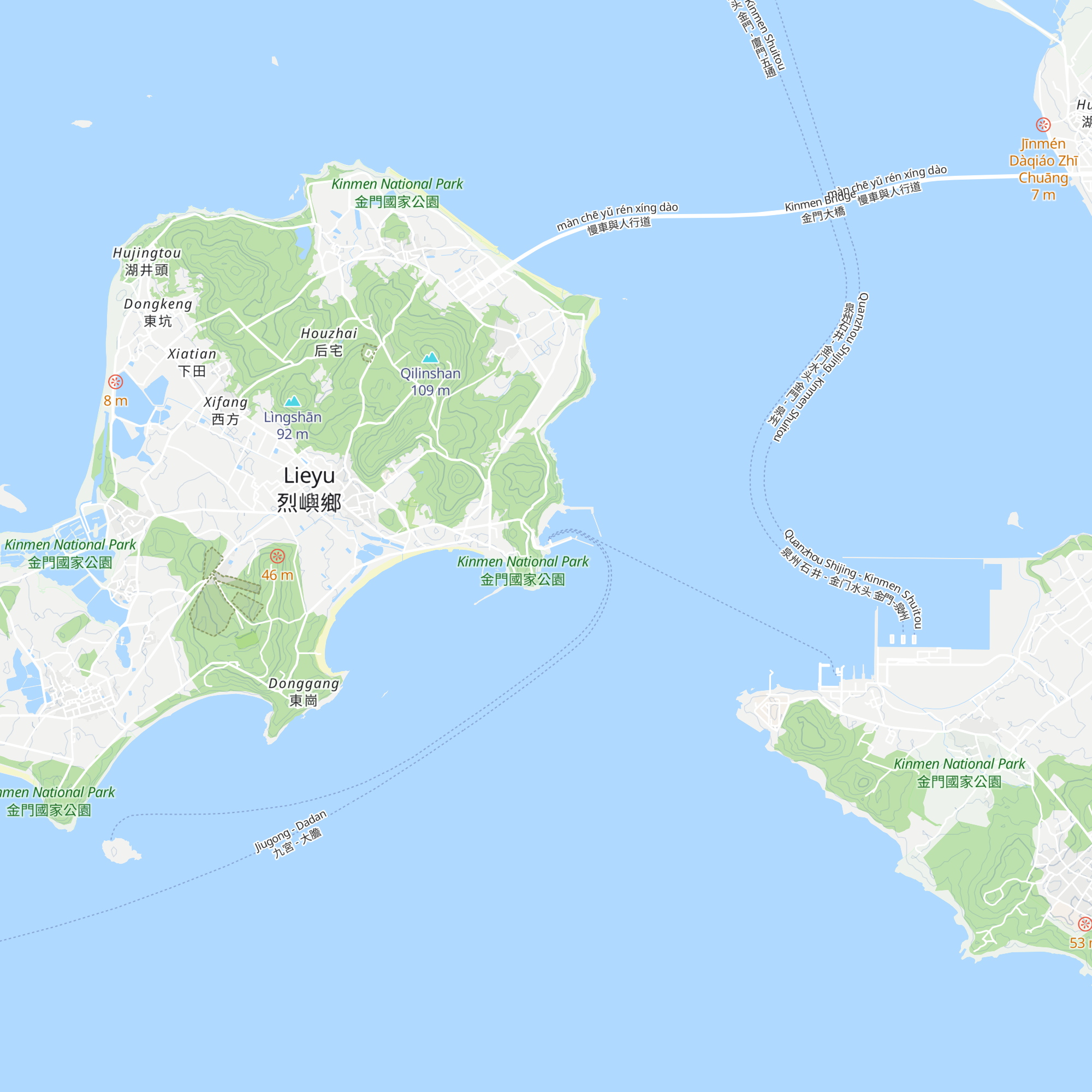 Jiougong Pier Visitor Center map