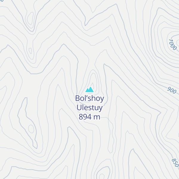 Map of Bol’shoy Ulestuy