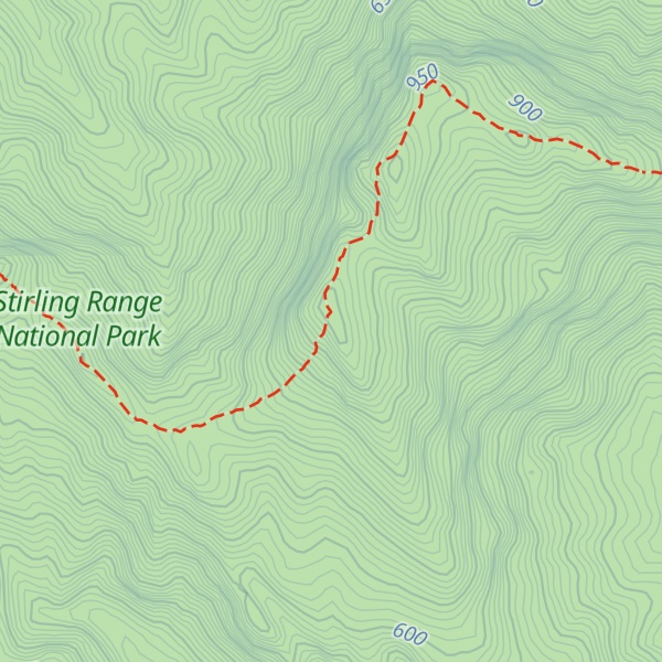 Map of Isongerup South Peak