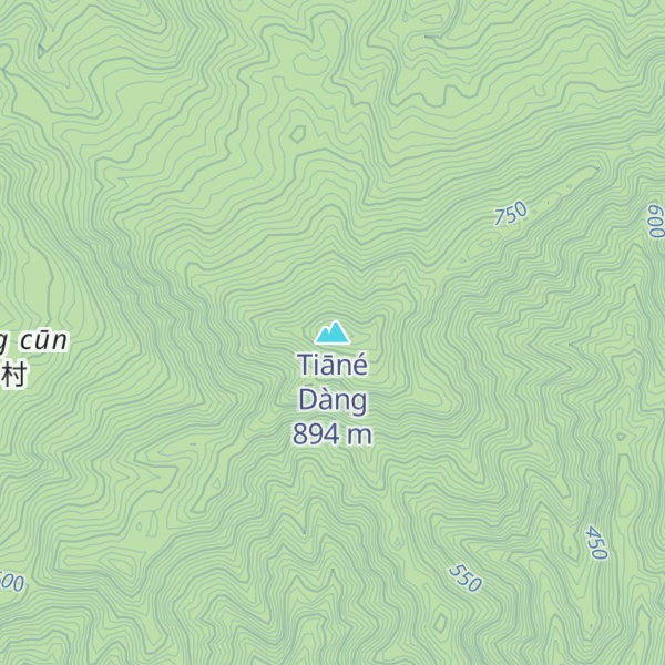 Map of Tiāné Dàng
