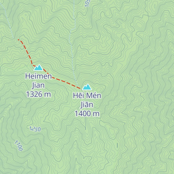 Map of Hēi Mén Jiān