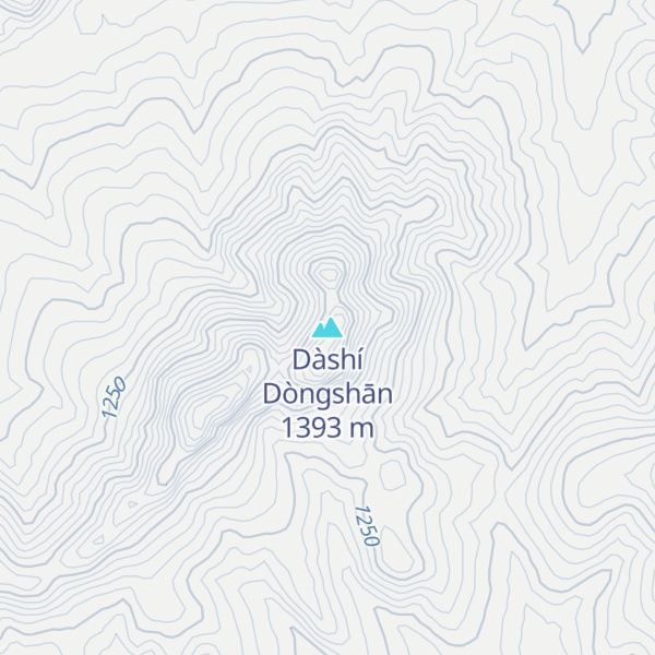 Map of Dàshí Dòngshān