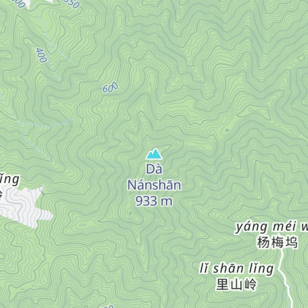 Map of Dà Nánshān
