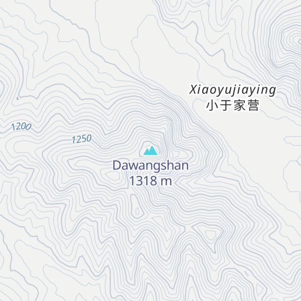 Map of Dawangshan