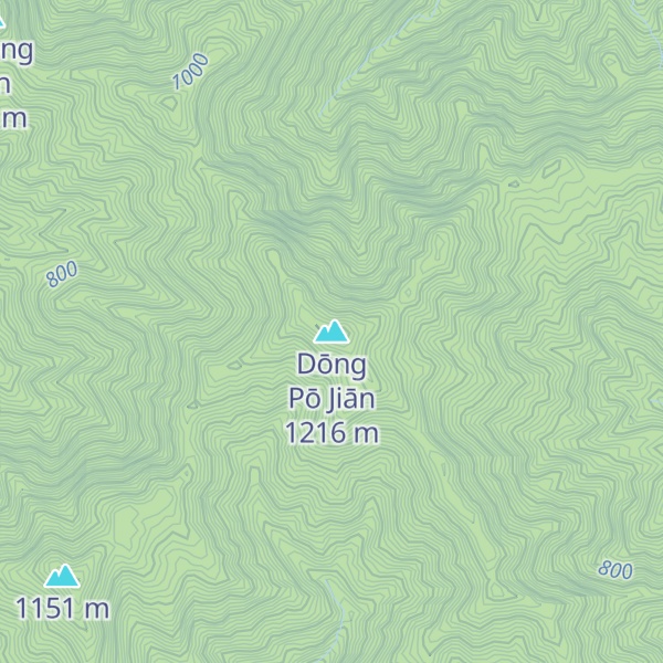 Map of Dōng Pō Jiān