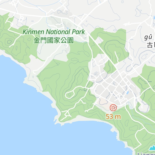 Map of Wugongshan