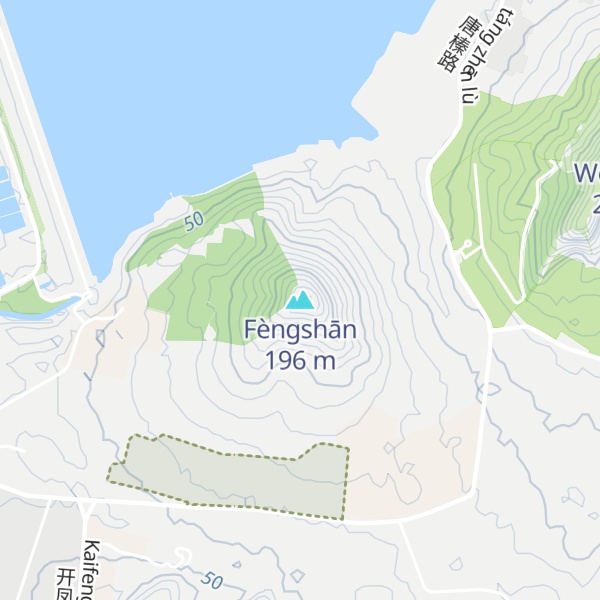 Map of Fèngshān