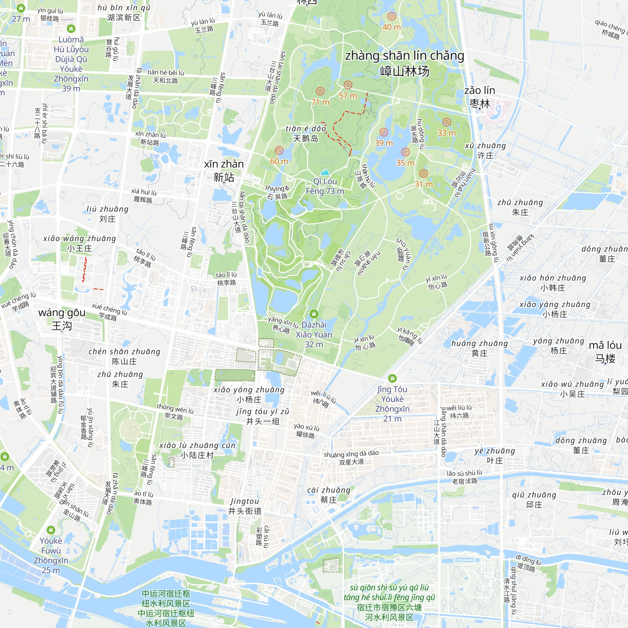 Dàzhài Xiǎo Yuàn map