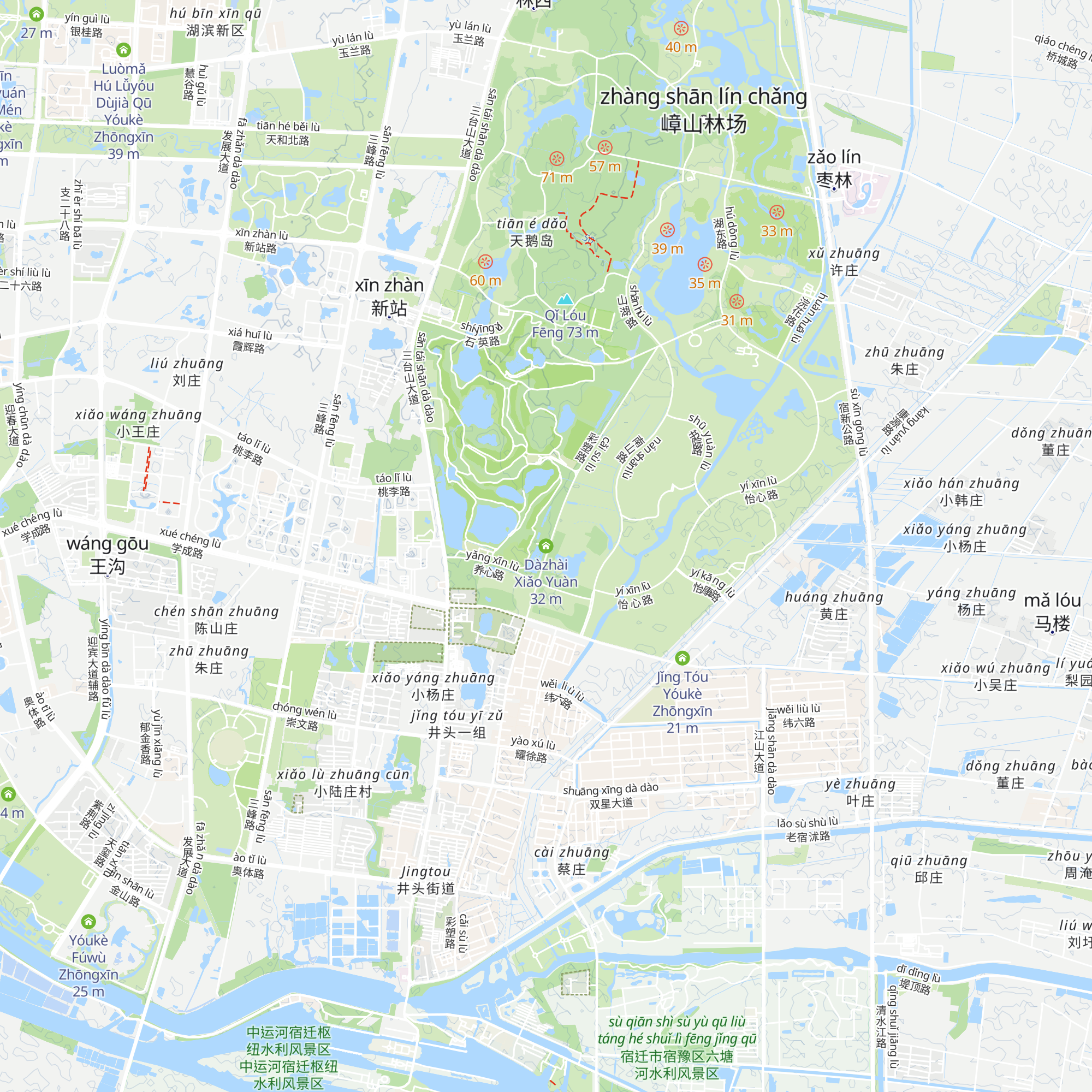 Dàzhài Xiǎo Yuàn map