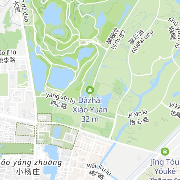 Map of Dàzhài Xiǎo Yuàn