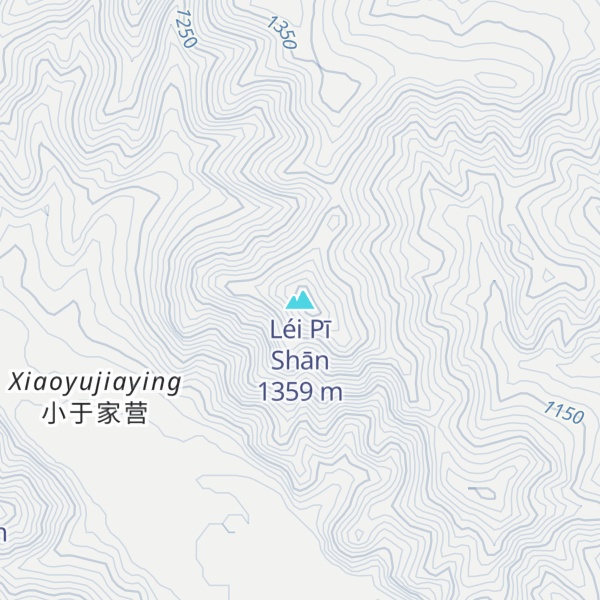 Map of Léi Pī Shān