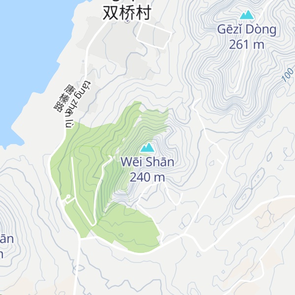 Map of Wēi Shān