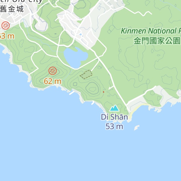 Map of Dà Mào Shān