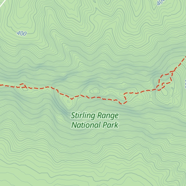 Map of Pyungoorup Peak