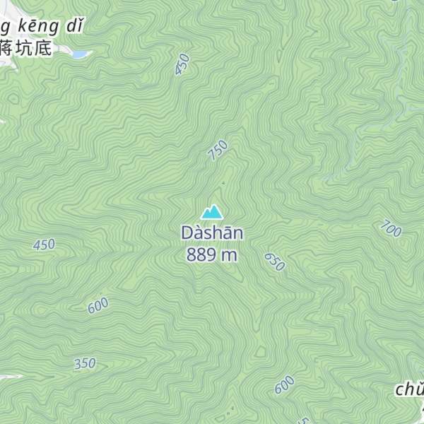 Map of Dàshān