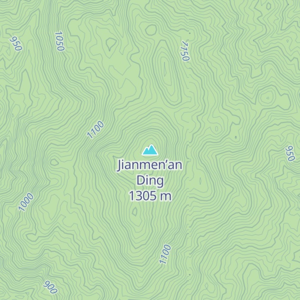Map of Jianmen’an Ding