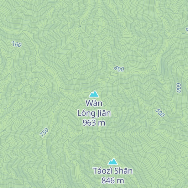 Map of Wàn Lóng Jiān