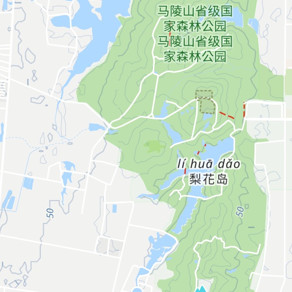 Map of Hǔ Shān
