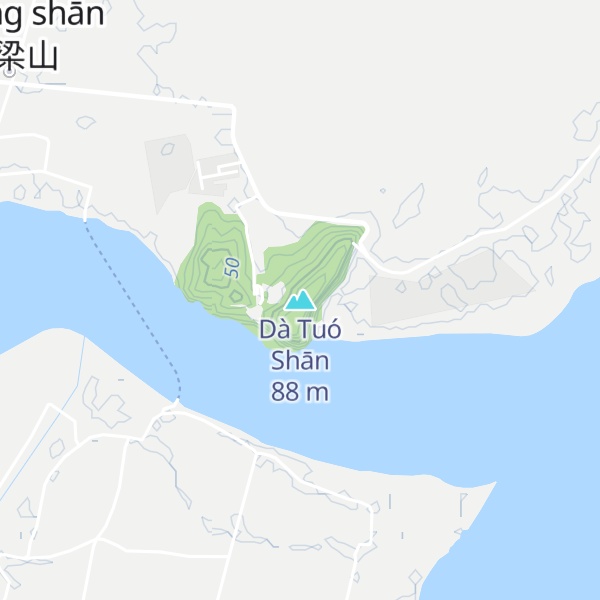 Map of Dà Tuó Shān