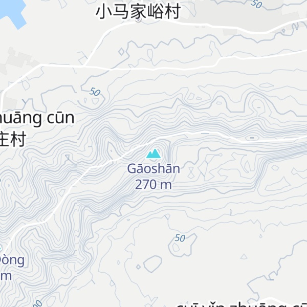 Map of Gāoshān