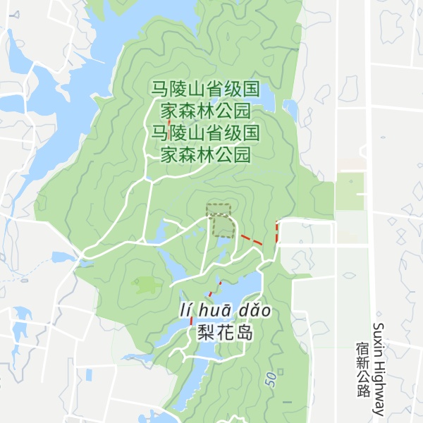 Map of Wǔhuá Dǐng