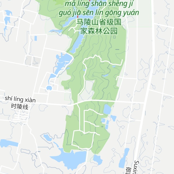 Map of Nǎinǎi Shān