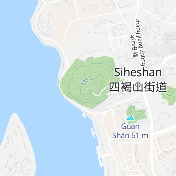 Map of Sì Hè Shān