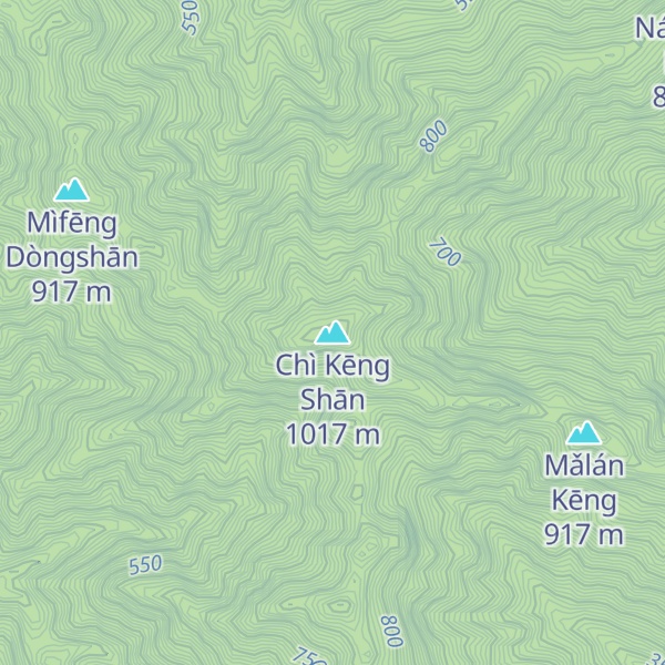 Map of Chì Kēng Shān