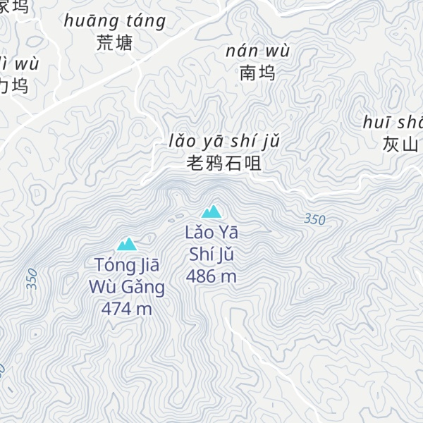 Map of Lǎo Yā Shí Jǔ