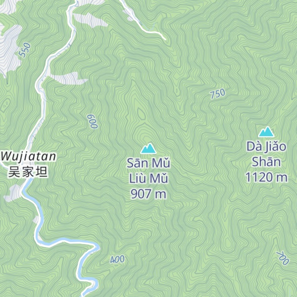 Map of Sān Mǔ Liù Mǔ