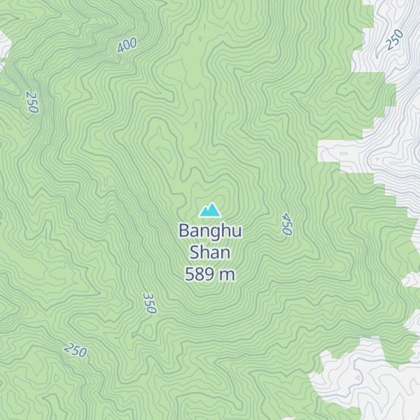 Map of Banghu Shan
