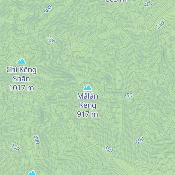 Map of Mǎlán Kēng